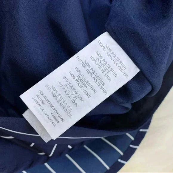 NWT J. Crew Pinstripe Swing Skirt - Picture 6 of 8